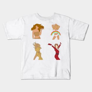 Mariah Carey, Christmas, Butterfly, Rainbow, Emancipation of Mimi album covers Kids T-Shirt